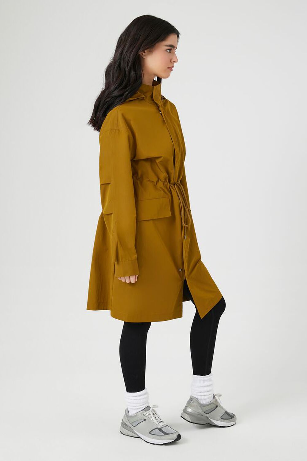 Hooded Longline Parka Jacket